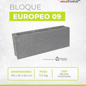 Bloque Concreto Europeo 09