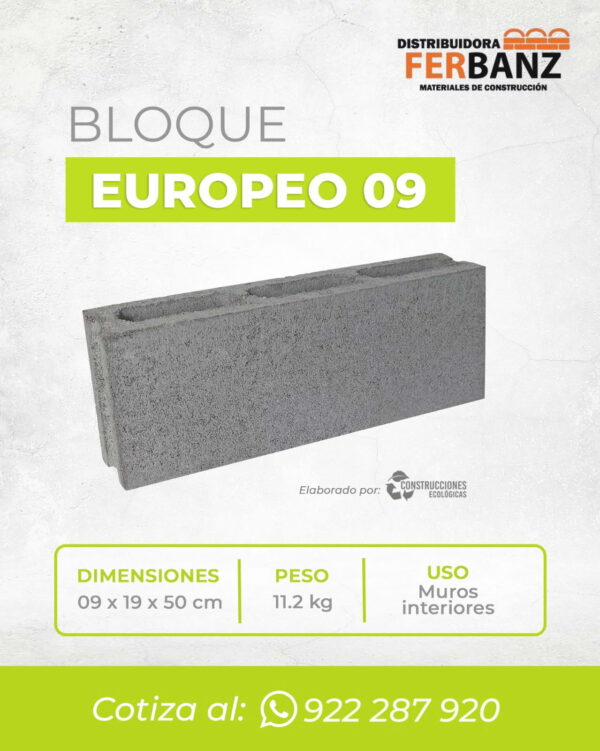 Bloque Concreto Europeo 09