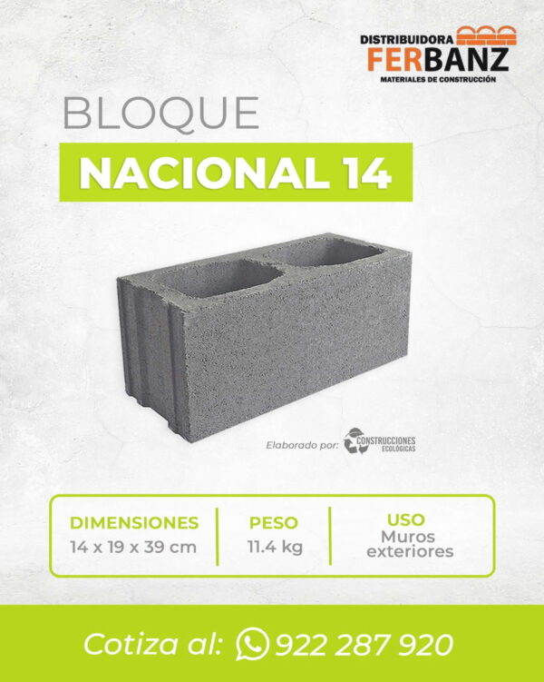 Bloque Concreto Nacional 14